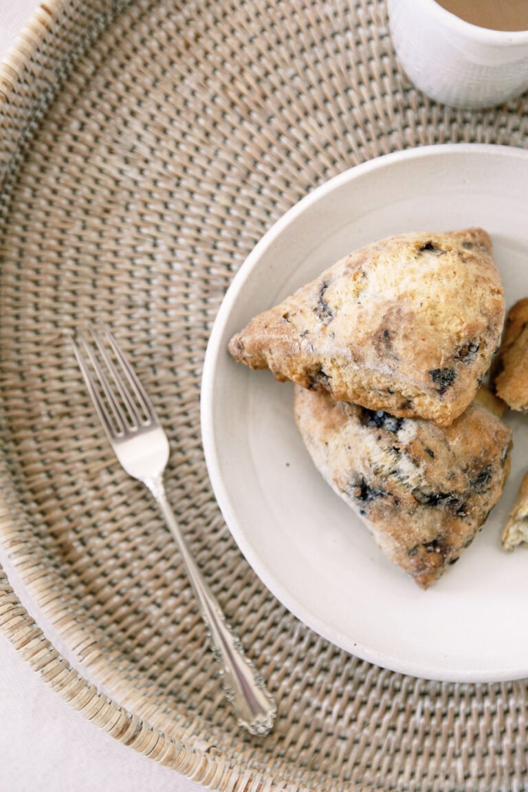 Fresh Blueberry Buttermilk Scones